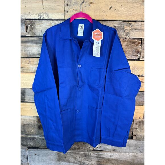 Lafodex Sanfor French Chef Chore Jacket Size T1 Blue - Picture 1 of 7